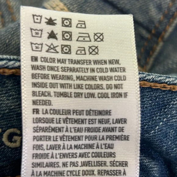 👖”American Eagle” Ladies Blue Super Stretch Skinny Jeans with Subtle Whiskering💙 - Picture 10 of 15